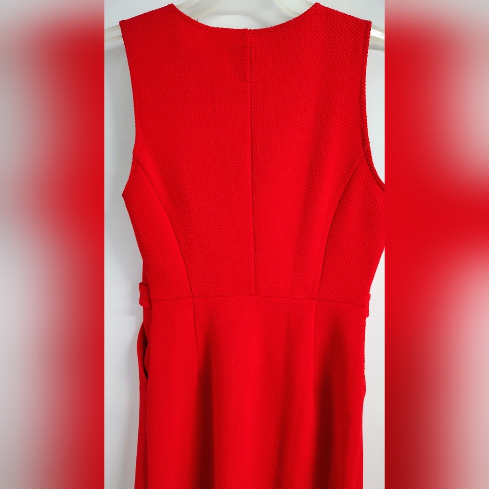 ANTHROPOLOGIE TABITHA *NEW* SZ 10 RED HOT 🌶️ CHILI SHEATH CAREER EVENING DRESS - Picture 3 of 6